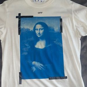 Off White Mona Lisa print T- shirt